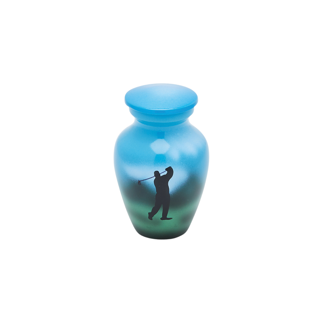Down The Middle Keepsake Urn