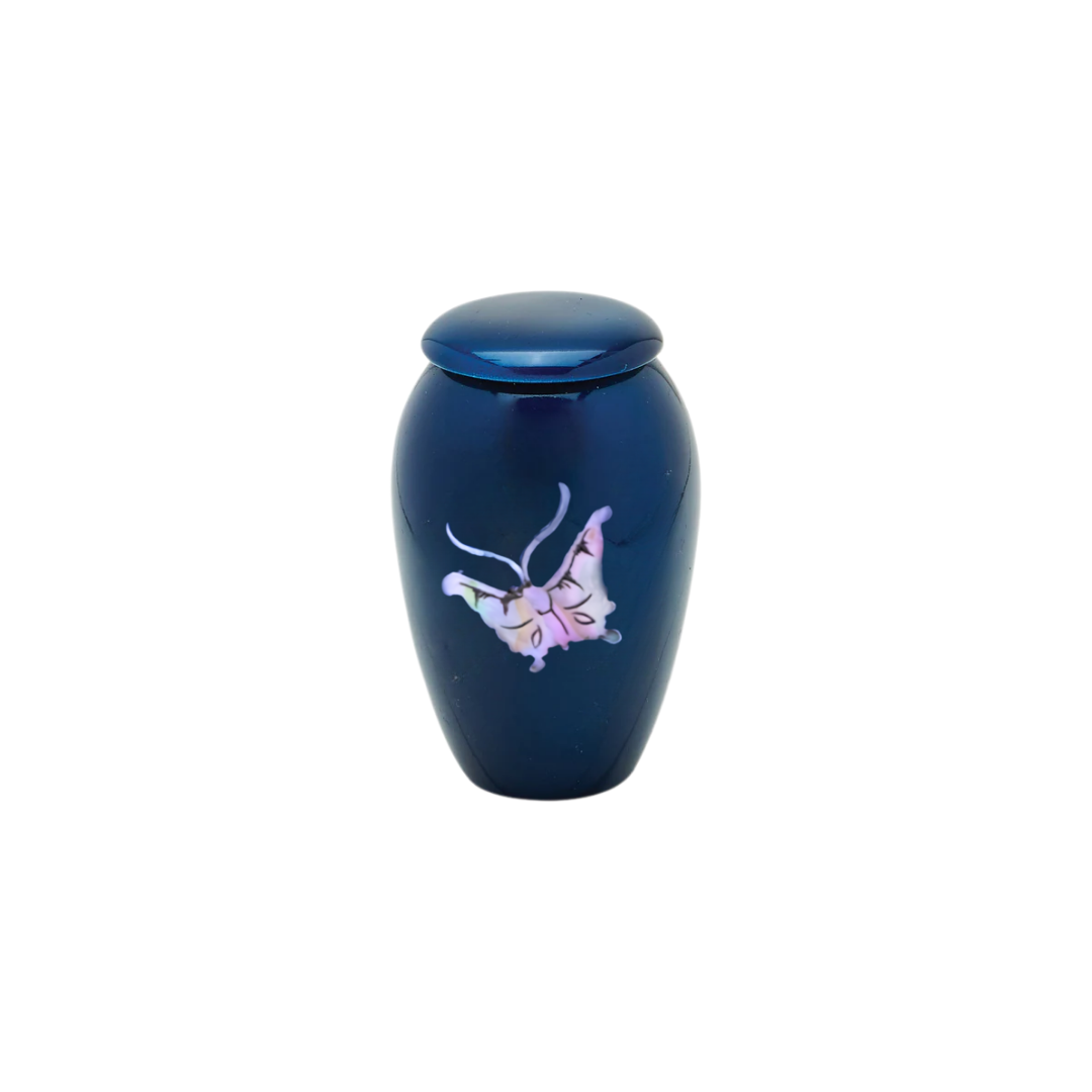 Blue Butterfly Tranquility Keepsake Urn