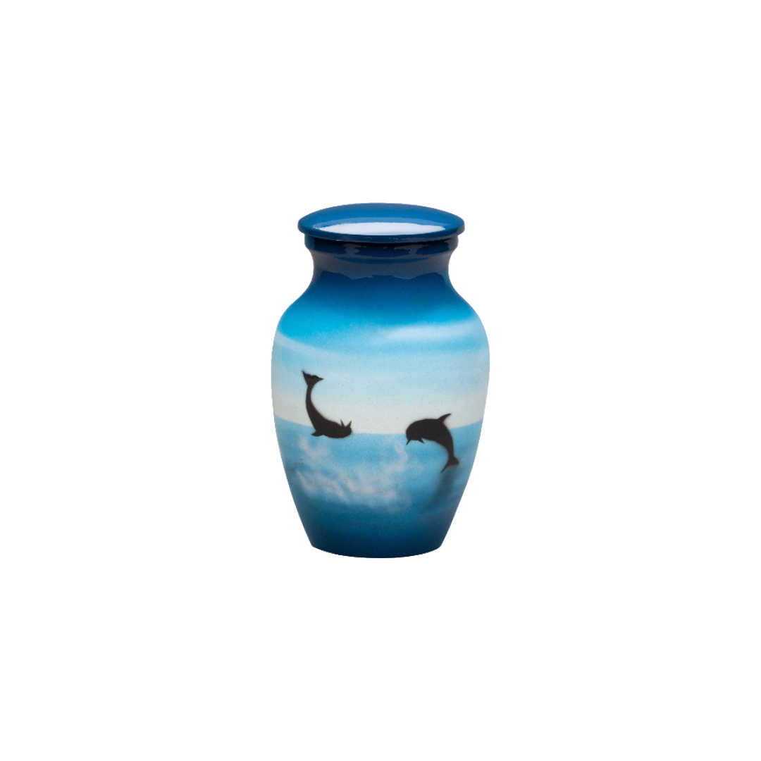 Frolicking Dolphin Keepsake Urn