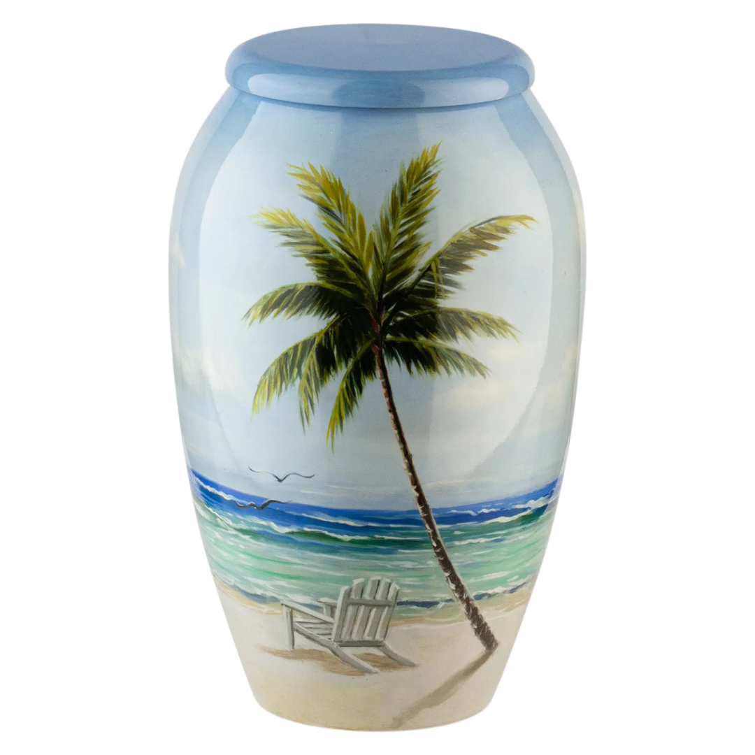 Under The Palm - Adult Cremation Urn