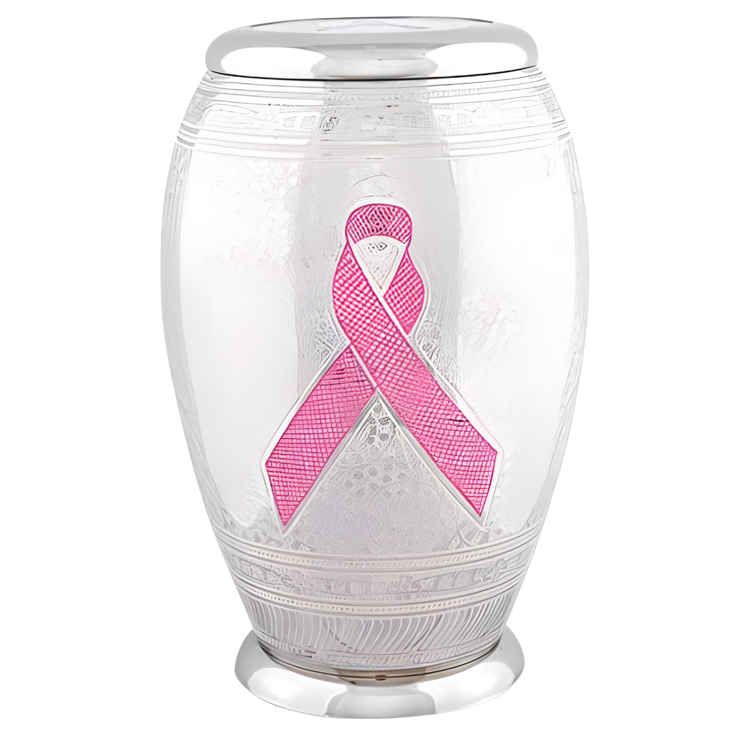 Pink Ribbon Adult Urn