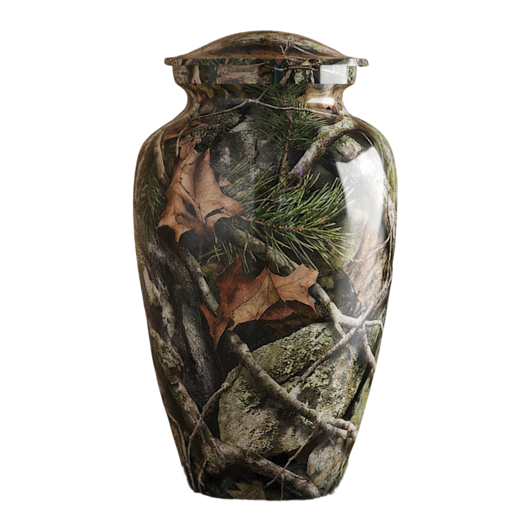 Woodland Pines Camo Adult Urn
