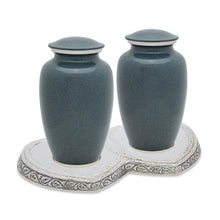 Grey Wolf Granite Companion Urn Set image 0