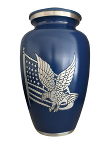 Blue American Pride Adult Urn image 0