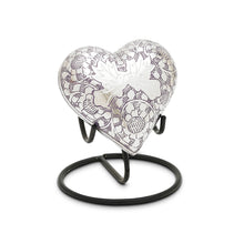 Purple Loving Doves Keepsake Heart image 0