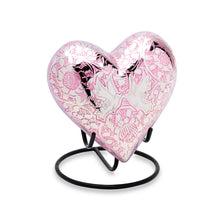 Pink Loving Doves Keepsake Heart image 0