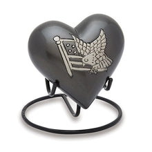 American Pride Heart Keepsake Urn image 0