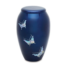 Blue Butterfly Adult Cremation Urn image 0