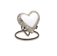 Grecian White Keepsake Heart image 0