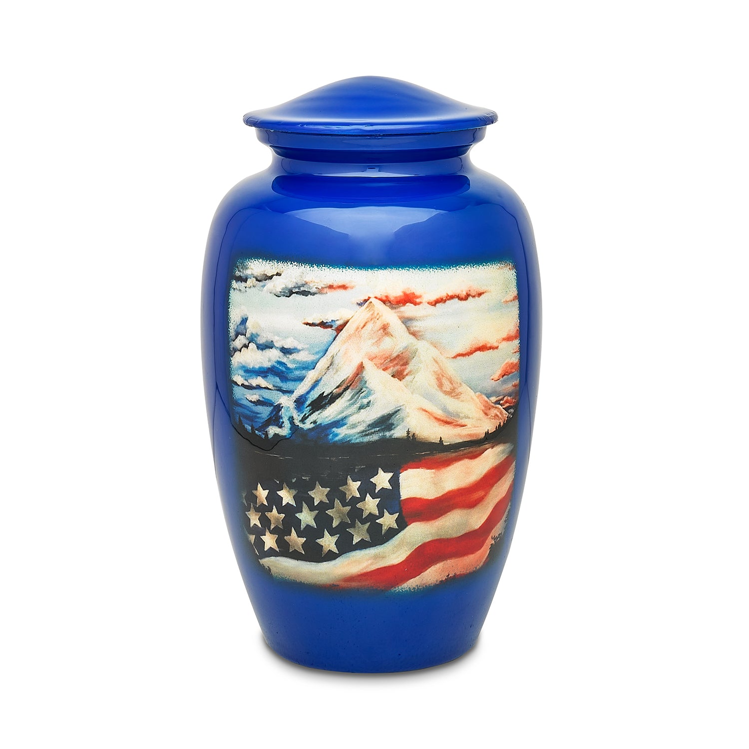 Patriots Peak Blue Adult Urn image 0