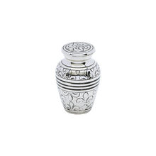 Silver Fleur De Lis Keepsake Urn