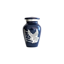 Blue American Pride Keepsake Urn