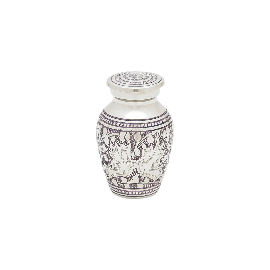 Purple Loving Doves Keepsake Urn