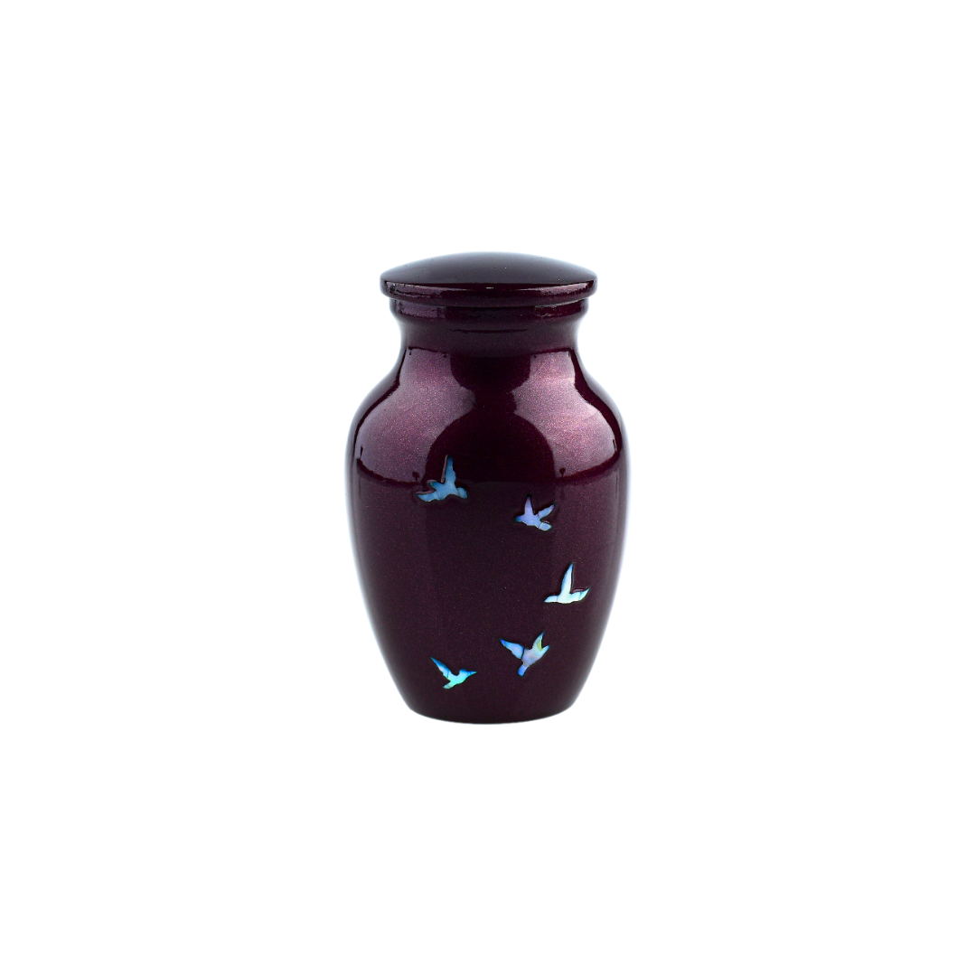 Burgundy Cycle of Life Keepsake