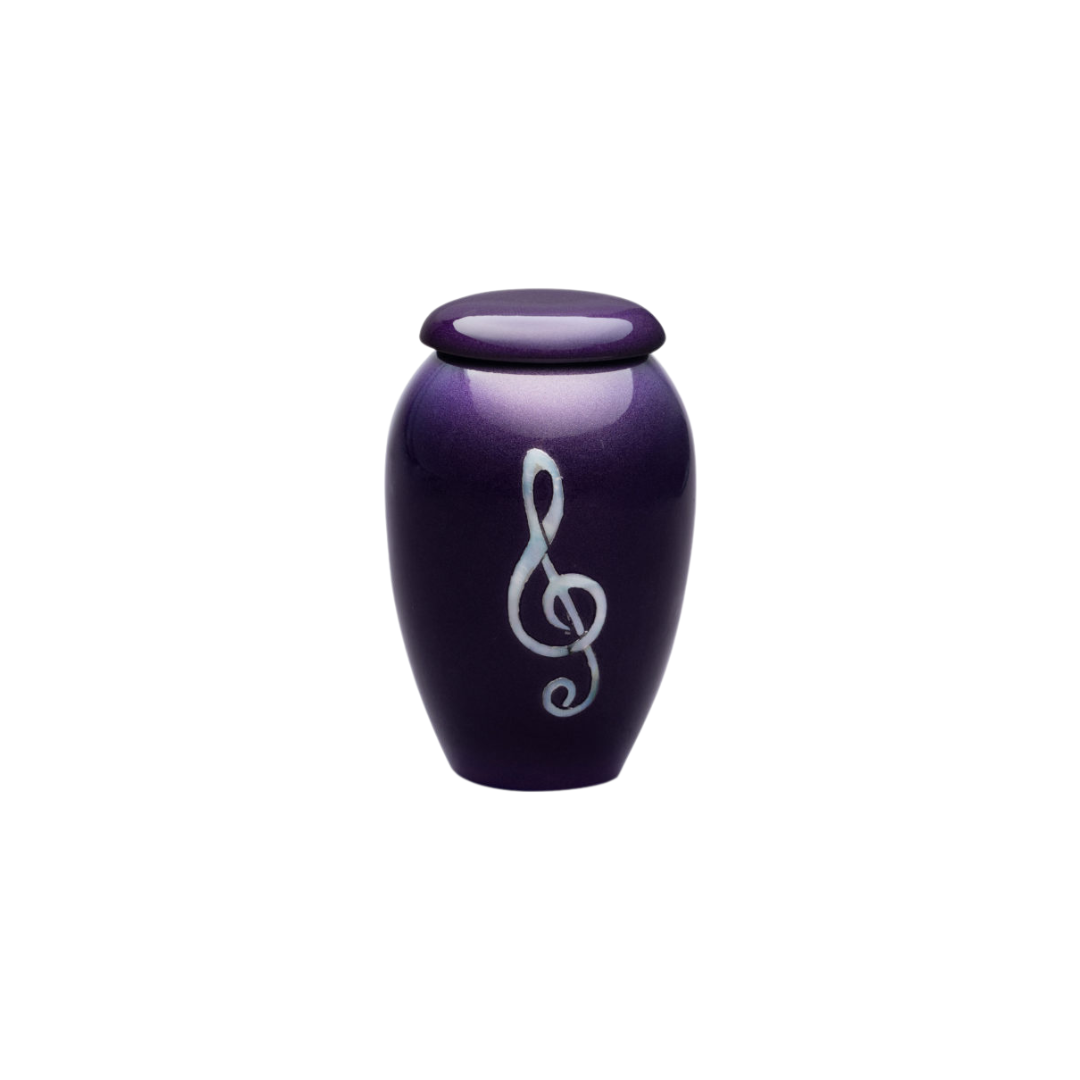 Deep Purple Keepsake Urn