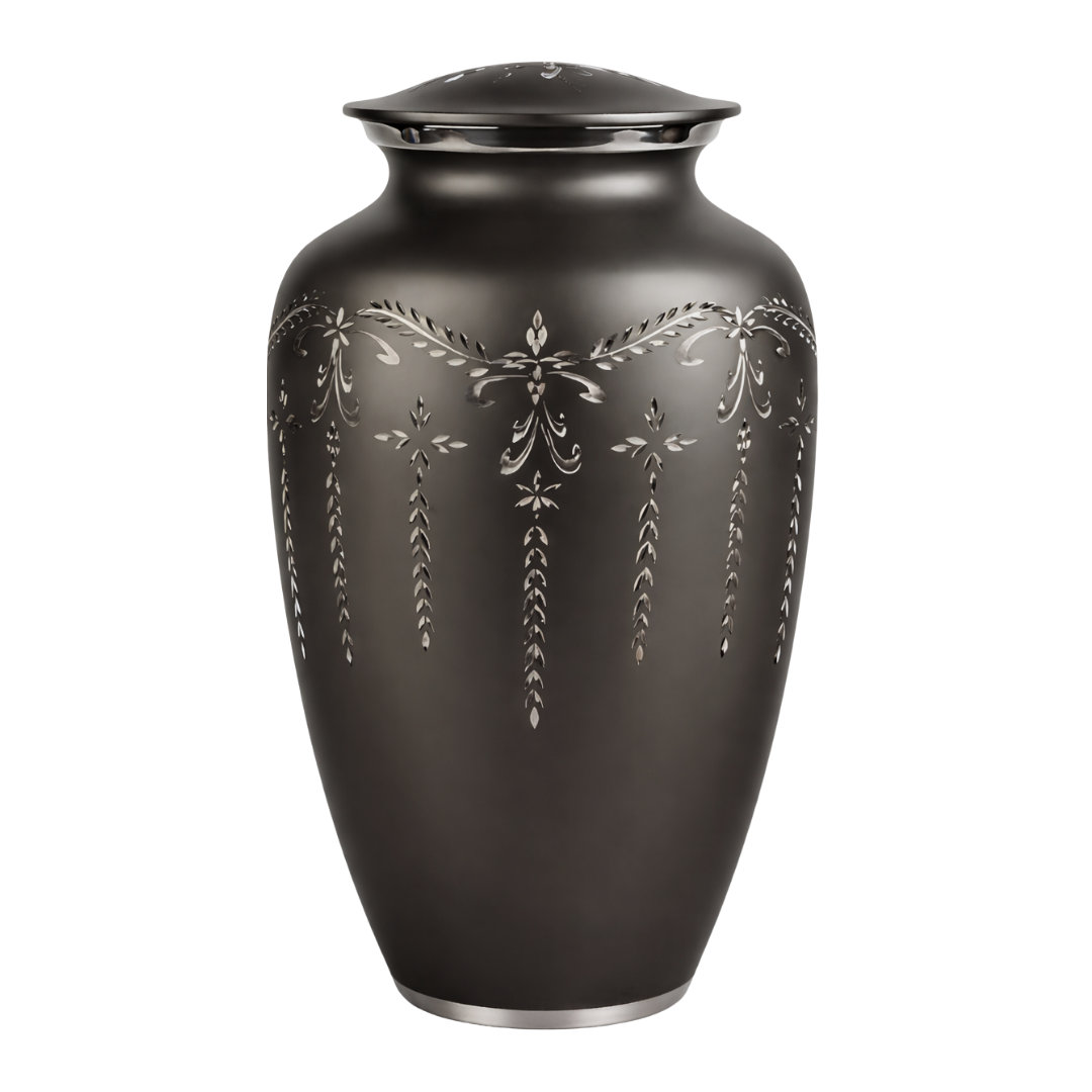 Fancy Flourish - Adult Cremation Urn