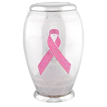 Pink Ribbon Adult Urn