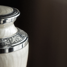Pearl White - Adult Cremation Urn