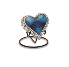 Grecian Blue Keepsake Heart image 0
