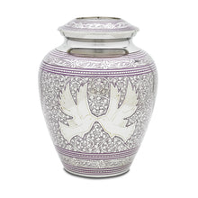 Purple Loving Doves Adult Urn image 0